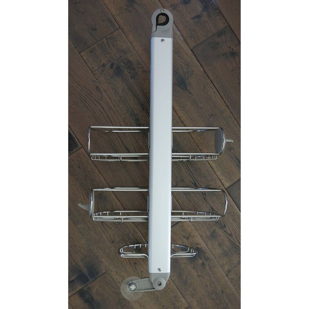 NEW simplehuman Shower Caddy Stainless Steel Anodized Aluminum Adjustable - Picture 6 of 15
